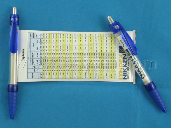 pen with pull out baner , pull out pen, pull out pens, roll out pens, roll out pen
